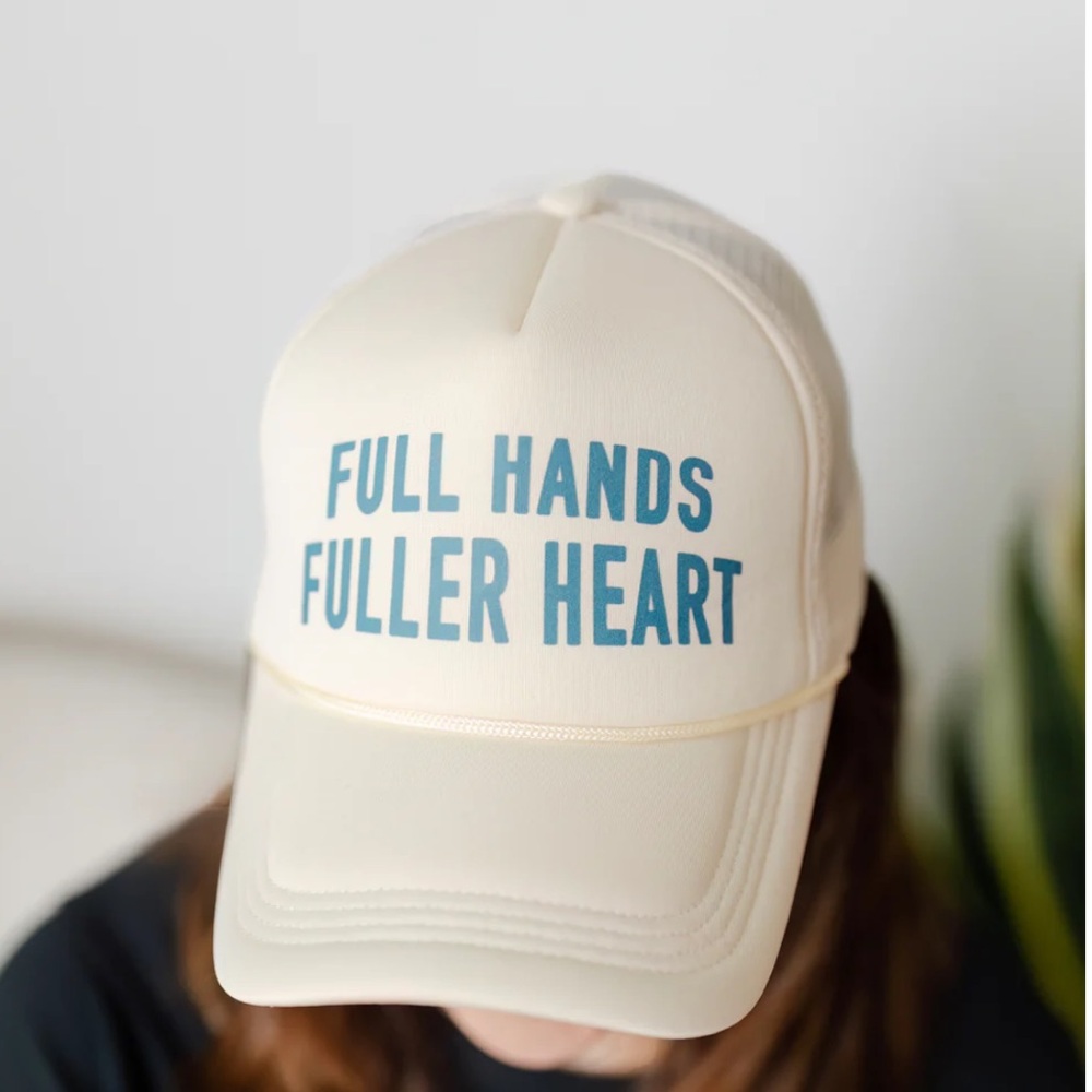 Full hands fuller heart trucker hat